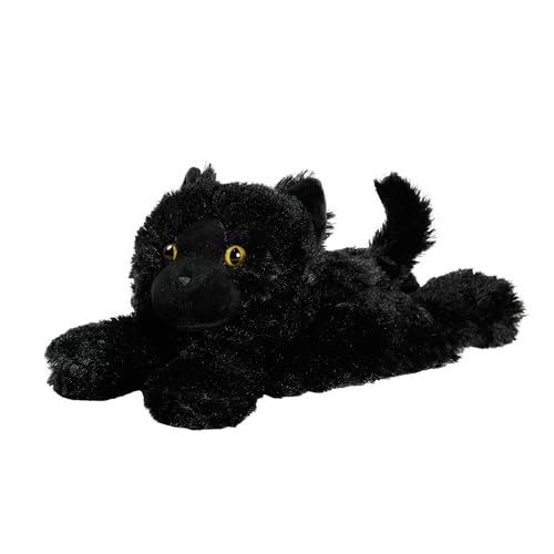 Peluche chat noir micro-ondable à offrir en cadeau réconfortant pour petits et grands