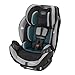 Evenflo EveryStage DLX Convertible Car & Booster Seat, Rear-Facing Ratchet Tightened, For Ages Infant to 10, Reef Blue