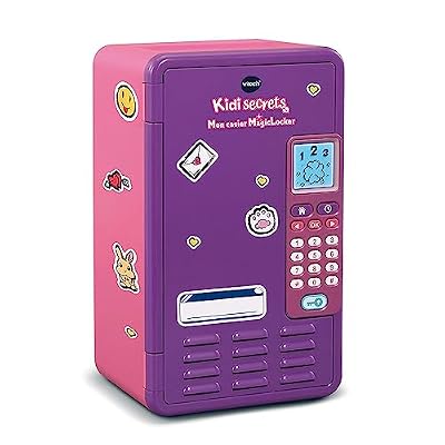VTech KIDIDREAMS KIDISECRETS - MON CASIER MAGICLOCKER (ROSE)