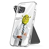 Phone Case Shrek Accessories Check TPU Up Shockproof Meme Protect Cover Compatible with iPhone 13 Pr