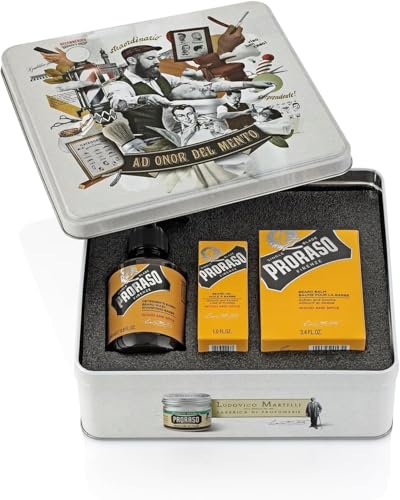 Proraso Wood & Spice Kit d’entretien pour la Barbe - 330 ml