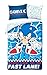 Produktbild Halantex Bettwäsche-Set Sonic The Hedgehog - Sonic - Bettbezug 140 x 200 cm mit Kissenbezug 70 x 90 cm - 100% Baumwolle Mehrfarbig