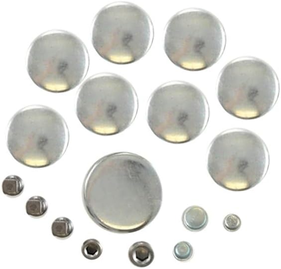 Mechanics Choice Engine Expansion Plug Kit for 1985-2000 Chevrolet, GMC, Oldsmobile, Pontiac (Steel - Poly Bagged)