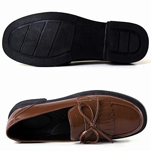 Image of VOCNTVY Loafers for Women Slip On Comfort Business Work Shoes