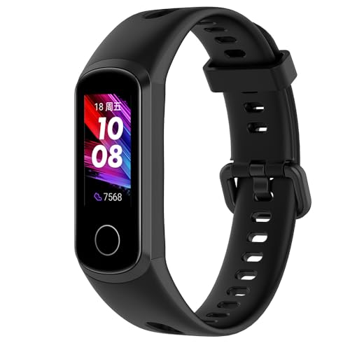 BYISYUE Correa para Huawei Band 4, Silicona Deporte Brazalete Pulsera de Repuesto para Honor Band 5i