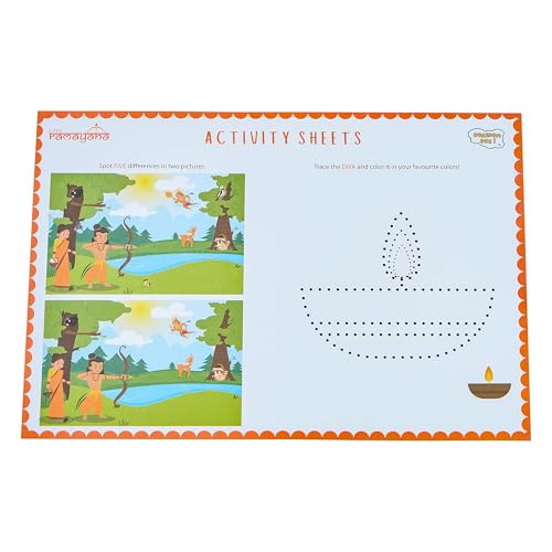Image of I-Spy Ramayana Board Game for Kids and Adults | Gift Set for Kids Age 4,5,6,7,8+| Indoor Board Game | Perfect for Family Entertainment | Up to 4 Players | Made in India