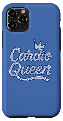 カーディオクイーンデザイン 楽しいフィットネスアートジム スマホケース iPhone 11 Pro 用