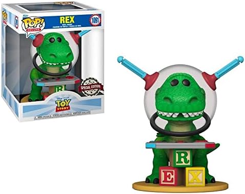 Funko Pop! Deluxe Disney Pixar Toy Story 2 Rex with Game Controller Vinyl Figure - BoxLunch Exclusive #1091