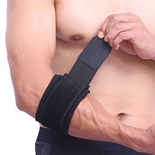 momowu 1PCS Adjustbale Tennis Elbow Support Guard Pads Golfer's Strap Elbow Lateral Pain Syndrome Epicondylitis Brace