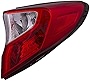 HEADLIGHTSDEPOT Tail Light Compatible With 2018-2020 Toyota C-HR Right Passenger Outer Tail Lamp