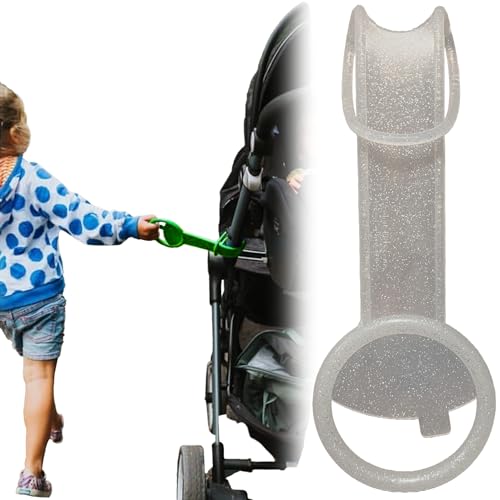 Tagalong Stroller Accessory for Child Safety | Toddler Must Have to Keep Kids Close | Travel Accessory – Links to Strollers, Luggage, Shopping Carts (Glitter, 1 Count (Pack of 1))