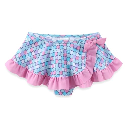 Disney Little Mermaid Minnie Mouse Girls UPF 50+ Bathing Suit Tankini and Bikini Bottom Swimsuit Set for Toddler and Big Kids3