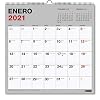 Miquelrius – Wandkalender 2021 Basic vierkant, katalaans, A3, 300 x 300 mm, met ruimte om te schrijven en te stippen…