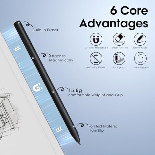 Stylo MR avec gomme haut de gamme pour tablette Remarkable 2