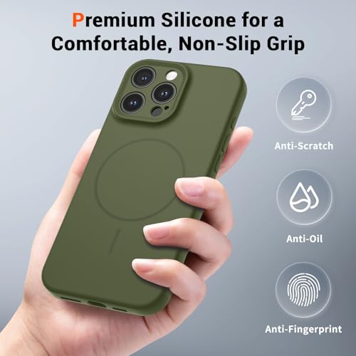 SUPFINE Silicone & Magnetic for iPhone 16 Pro Max Case - image 7