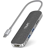 🎁🖥【USB C a HDMI】: La resolucion es perfecta, todo dispositivo externo a funcionado sin problemas,el puerto HDMI soporte salida de 4K(3840*2160P 30Hz, 1080P 60Hz) ultra HD video.extendió una pantalla grande para disfrutar de películas vívidas / juegos de fútbol,o con sus amigos / familiares, o presentó ppt / excel incluso teniendo una reunión de video. usando hdmi, necesita conectarse al puerto c de dispositivos usb-c que admite la función de display