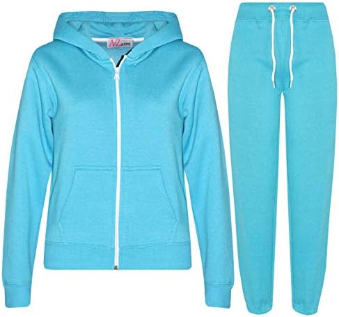 A2Z 4 Kids Plain Tracksuit Hoodie with 
