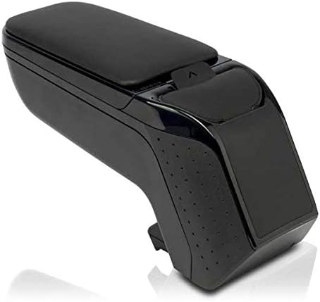 Armrest Specific Armrest Black Armster 2 for Fiat Punto Evo (2005-). with Storage Compartment and Foldable.