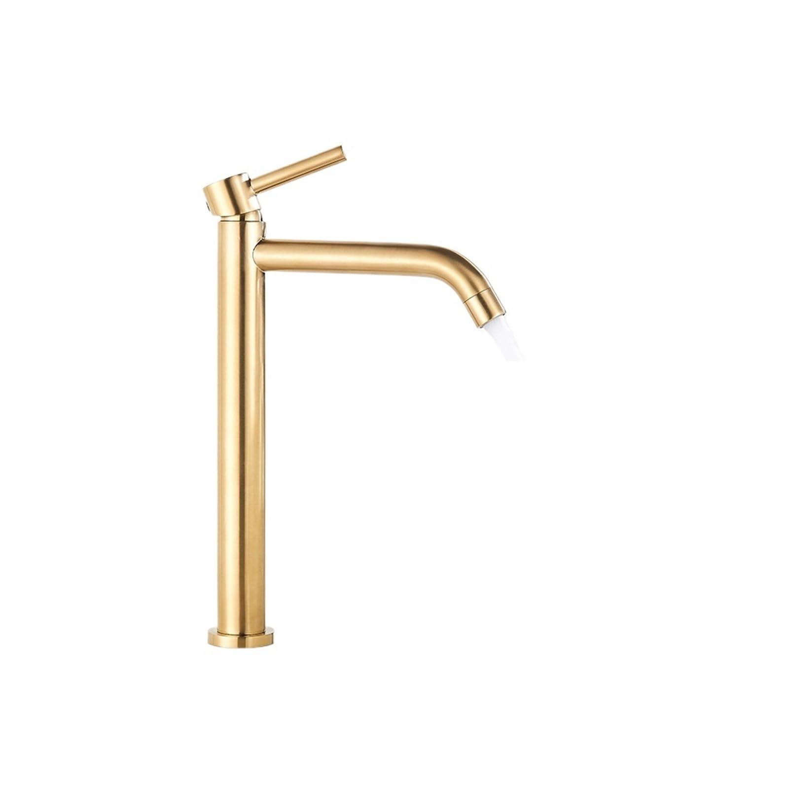 Lyvqzpwlr Brushed Gold Bathroom Basin Pillar Taps, Bathroom Kitchen Washbasin Faucet Water Mixer Tap Hot Cold Sink Multicolor(Brushed Gold)