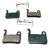 2 Pairs Bike Brake Pads Ceramic E-Bike for Shimano A0S1 Deore XT XTR LX SLX, Hone Alfine Saint BR M9