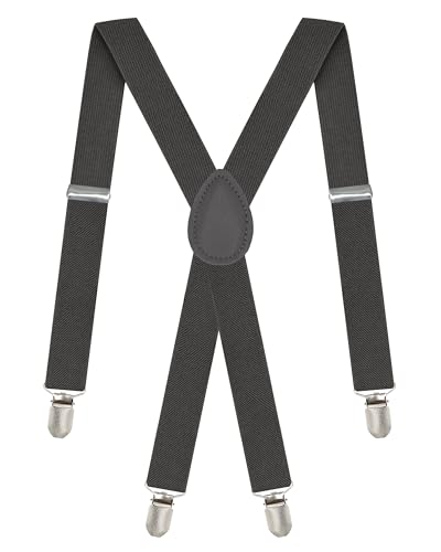Image of Dibi Suspenders for Men - Adjustable X back Suspender with 4 Strong Clips