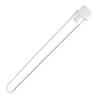 16x150mm PS Test Tubes, With 16mm Flange Cap, Natural Pack 10 Karter Scientific 401K2