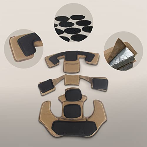 Airsoft Helmet Pads Combat EX Helmet Internal Memory Foam Pad Protective Mat TB1023 - Thumbnail 3
