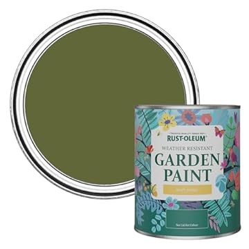 Rust-Oleum Green Mould-Resistant Garden Paint in Matt Finish - Jasper 750ml