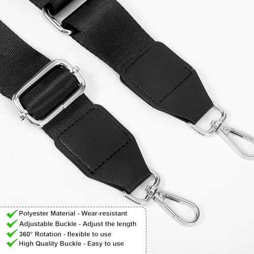 Image of Purse Straps Replacement Crossbody 1.5 inch Wide Purse Strap Shoulder Straps for Bags Handbags Sports Canvas Camera Bag