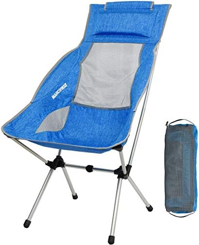 MATEPROX Chaise Camping Pliante à Dossier Haut Légère Et Solide