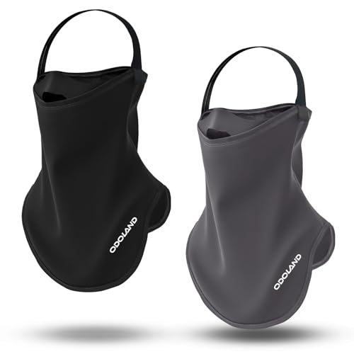 Odoland Cagoule Ski pour Homme Femme Unisexe, Balaclava de Neige Coupe-Vent, Respirant, Anti-Buée, Réglable par Velcro pour Ski, Snowboard, Activités de...