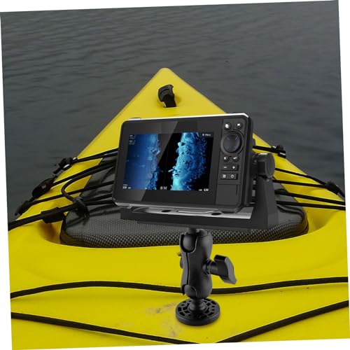 Image of BESPORTBLE Fish Bracket Swivel Fish Mount Base Electronics Fishfinder Holder Mounting Stand Plate for Marine Boat Fish Kayak Accessories