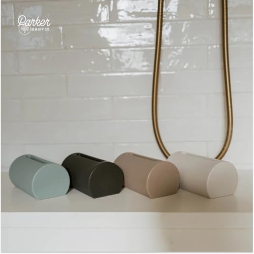 Image of Parker Baby Universal Bathtub Faucet Safety Guard | Soft & Durable Silicone Faucet Cover Bathtub Baby | BPA Free & Food Grade Bath Spout Cover for Baby in Neutral Colors