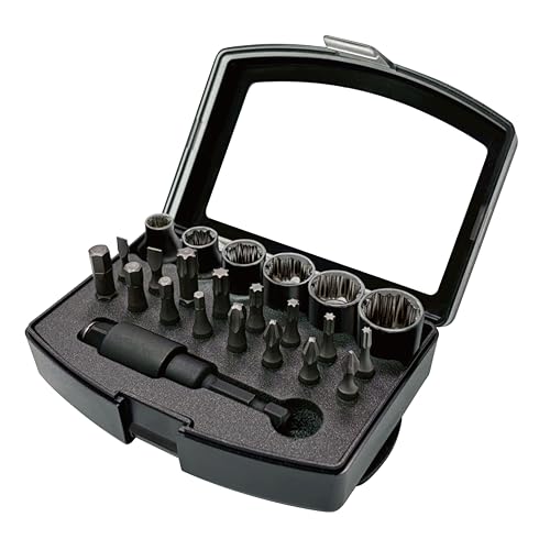 KESI TOOL 40-in-1 9.5sq. インパクトソケットセット 首振りアダプター ミリ・インチ・トルクス・なめたボルト対応 トーションビット CR-V鋼
