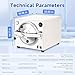 18L 110V Industrial Steam Autoclave Sterilizer Machine - Dual Temp Modes, Accurate Gauge & All-Round Safety