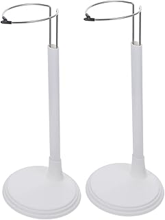 ADOCARN 2 Peças Cavaletes De Pé Para Bonecas De Exibição Para Meninas Estatueta Prateleira De Armazenamento De Bonecas Suporte De Figura De Ação Suporte De Bonecas Infantis Suporte De