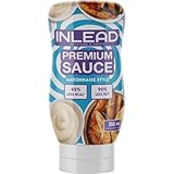 INLEAD - Premium Sauce - Light Soße | 85% weniger Kalorien & 90% weniger Fett | Perfekt Zur Diät | Kalorienarme Ernährung | Vegan | Glutenfrei | Laktosefrei - 350ml (Mayonnaise Style)