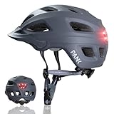 PANK Mix Casco Bicicleta Adulto Premium con Acolchado Casco Patinete electrico Adulto Certificado CE MTB Bici Ciclismo Skate Hombre Mujer, Ajustable (54-61 cm)