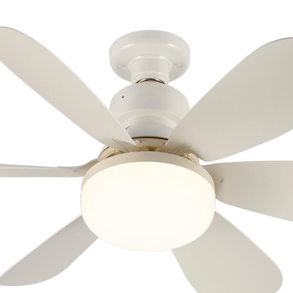 wonderlamp - Bombilla con ventilador de techo LED Altari E27 Blanco 18W con Mando a Distancia y CCT 3000-4000-6000K, Bombilla con aspas