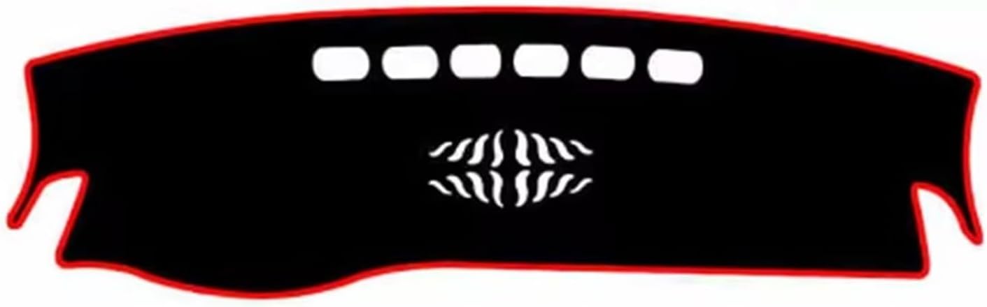 Car Dashboard Sticky Pads Fit For BYD Han EV DM-i 2020-2025 LHD Dash Mat Carpet Cushion SunShade Silicone Non-Slip Car Auto Dashboard Cover Car dashboard cover(Red Edge)
