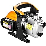 Garden Water Pump 800W: DEKO Portable Jet Booster Pump with Pressure Booster Pump Irrigation System for Home, Garden, Lawn (Water Pump Only)