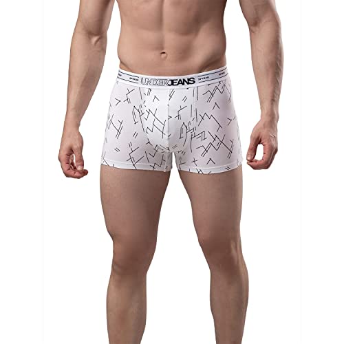 Image of Underjeans Men's Cotton Blend Regular Fit Trunk