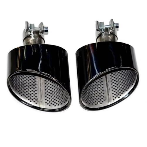 Embout de pot d'échappement noir protection thermique pour sorties A7 RS7