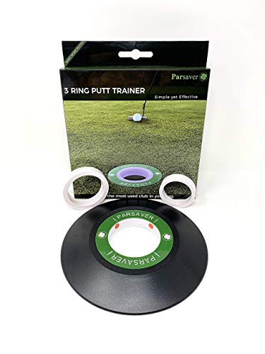 3Ring Putt Trainer Plus Tray - Golf Hole Reducer -