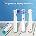 16 Pack Homasen Replacement Brush Heads Compatible with Oral B Electric Toothbrush, Compatible with Pro Genius and Smart, Including Floss, Cross, Precision & Whitening Brush Heads (16 pcs)