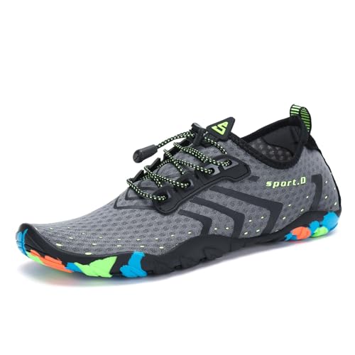 Image of SAGUARO Water Shoes for Women - Barefoot Quick-Dry Aqua Sock, Lightweight, Breathable for Swimming, Beach and Outdoor Activities Size 5.5-10.5