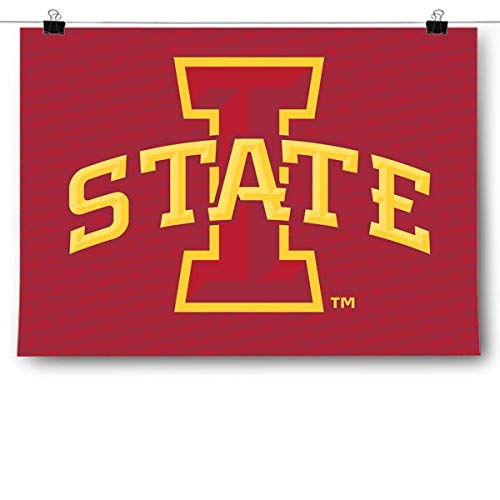 Inspired Posters - Iowa State University Cyclones - NCAA Decorative Wall Art Poster - Modern Home Decor - Motivational Posters - UV Print 18x24 Poster