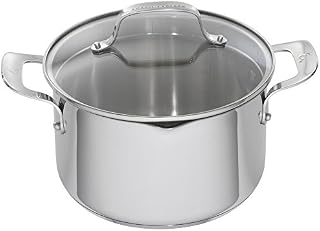 Emeril Lagasse 62958 Stainless Steel Dutch Oven, 5-Quart, Silver