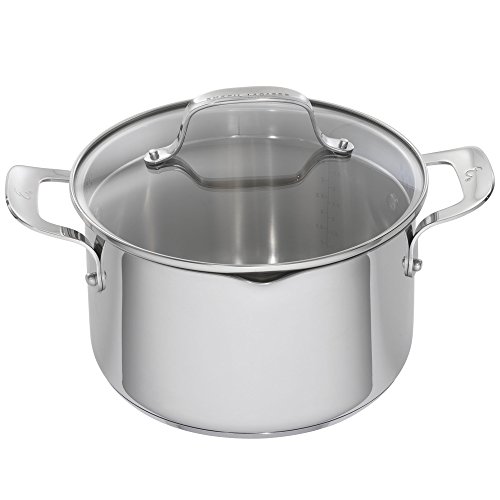 Emeril Lagasse 62958 Stainless Steel Dutch Oven, 5-Quart, Silver