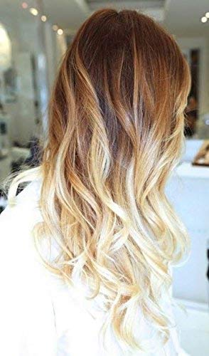 [Surprise] 18" Tape in Virgin Hair Extensions 2g Per Piece 40g Per Package Three Tone Ombre Color #8 Fading to #18 Ash Blonde and #613 Blonde Ombre Tape Hair Extensions